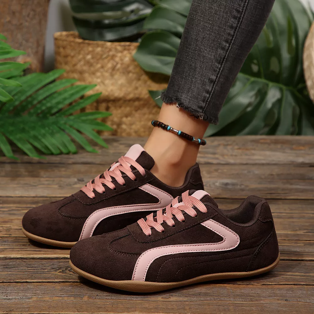 Round Toe Lace Up Sneakers, image 5
