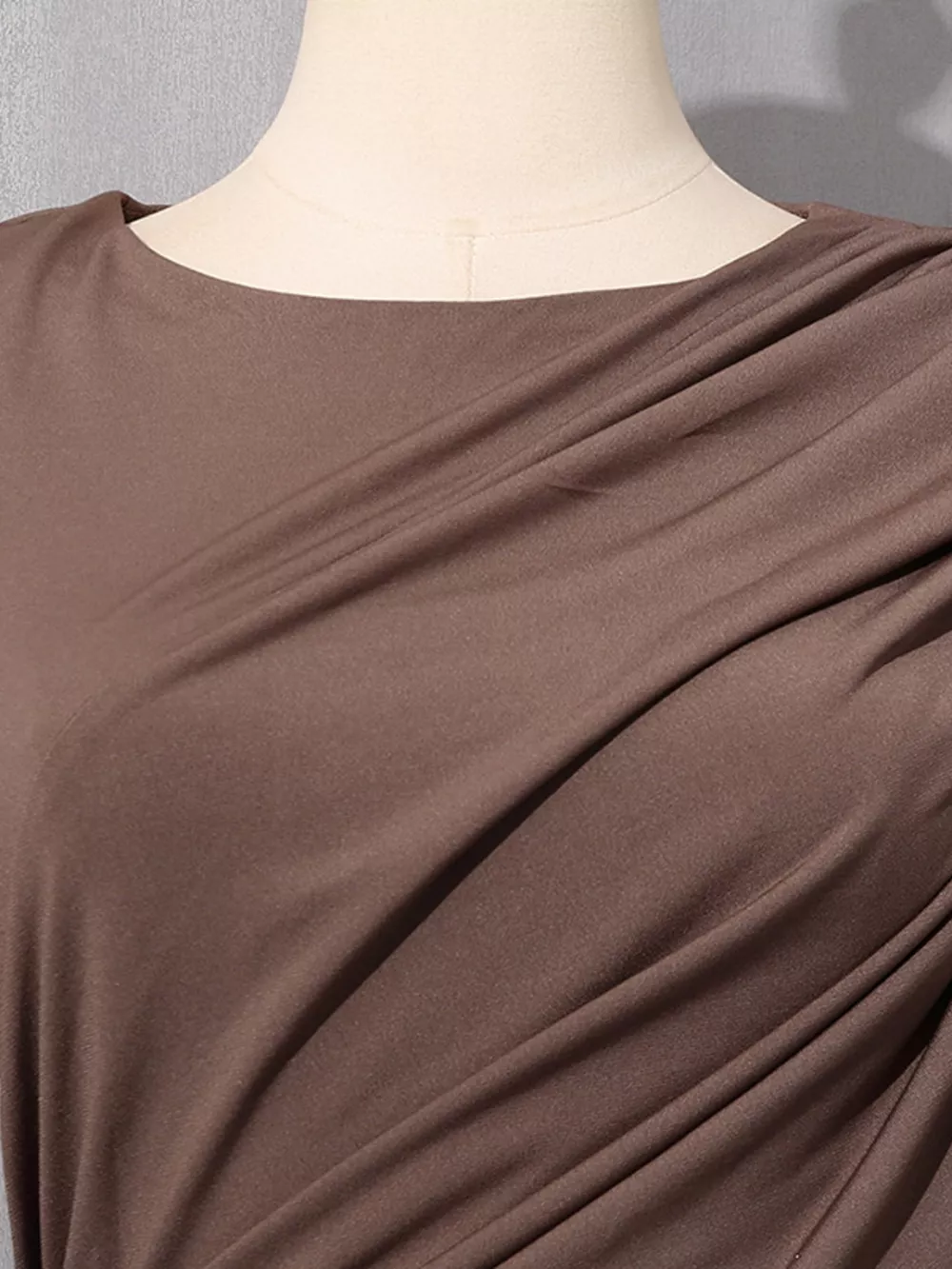 Ruched Long-Sleeve Maxi Dress with Cutout Detail, image 5