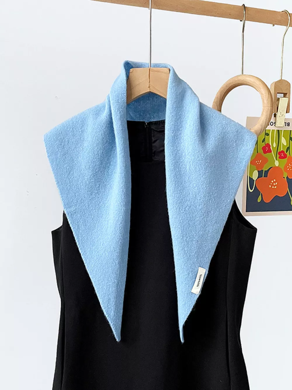 Solid Color Knit Scarf, image 3