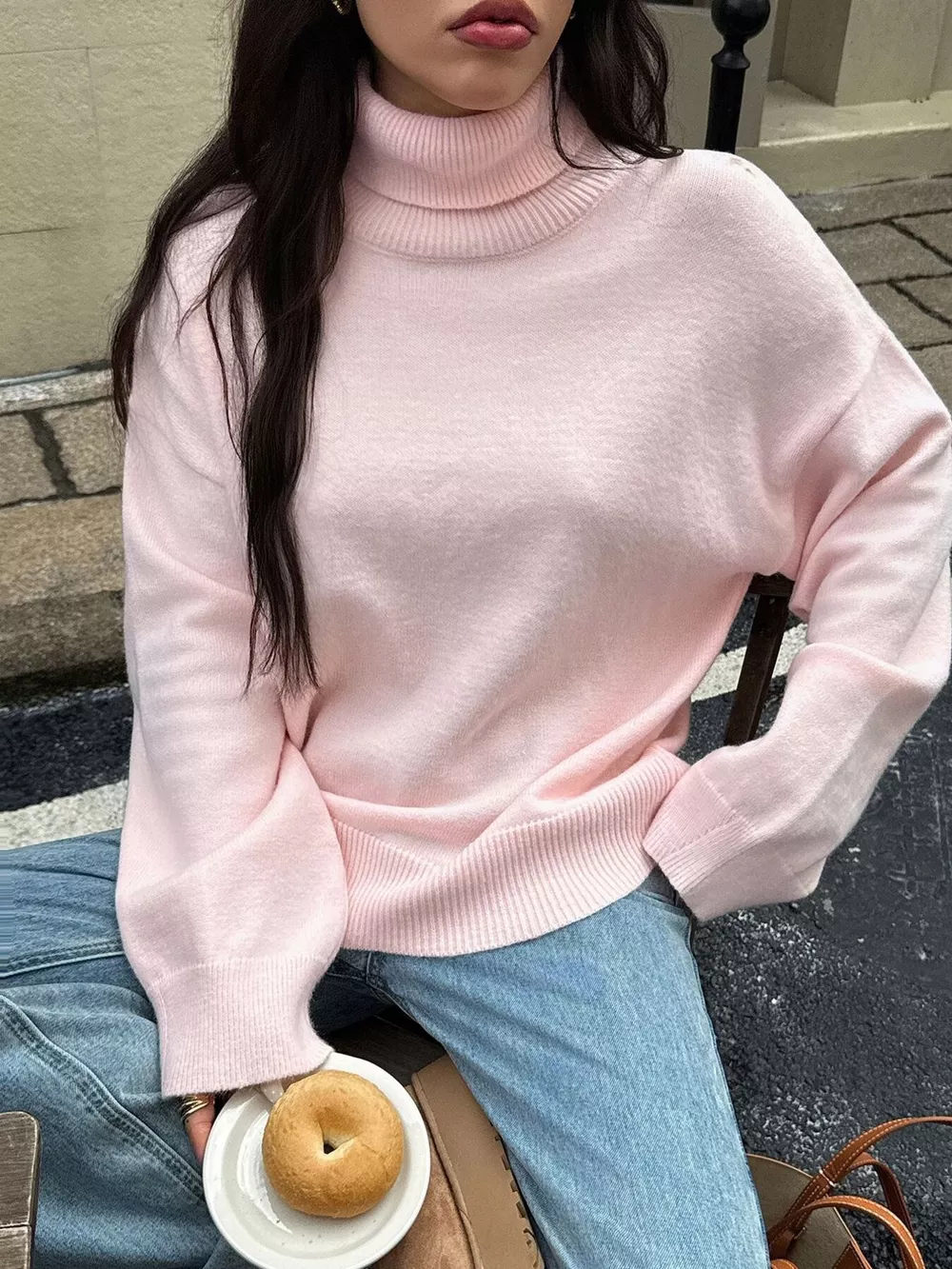 Turtleneck Long Sleeve Sweater, image 7