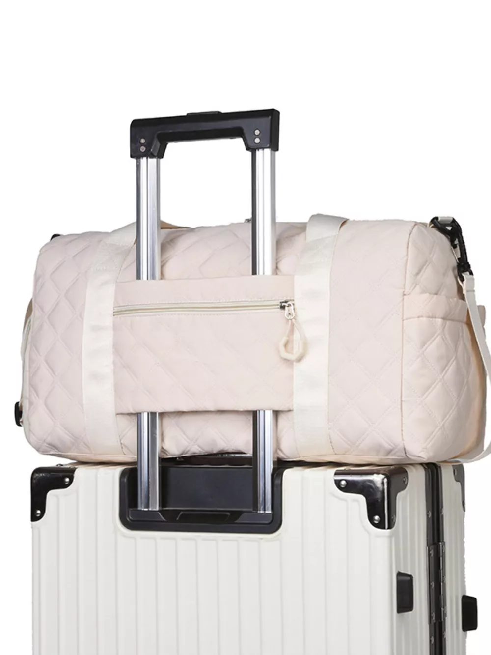 Quilted Oxford Cloth Travel Bag, image 5