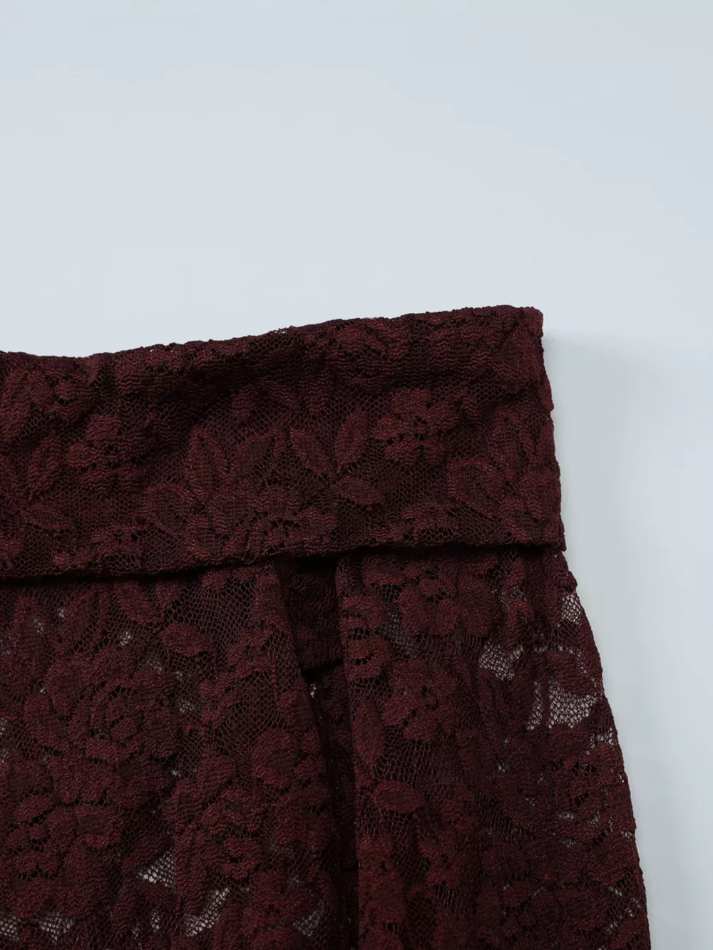 Lace One-Shoulder Long Sleeve Top, image 10