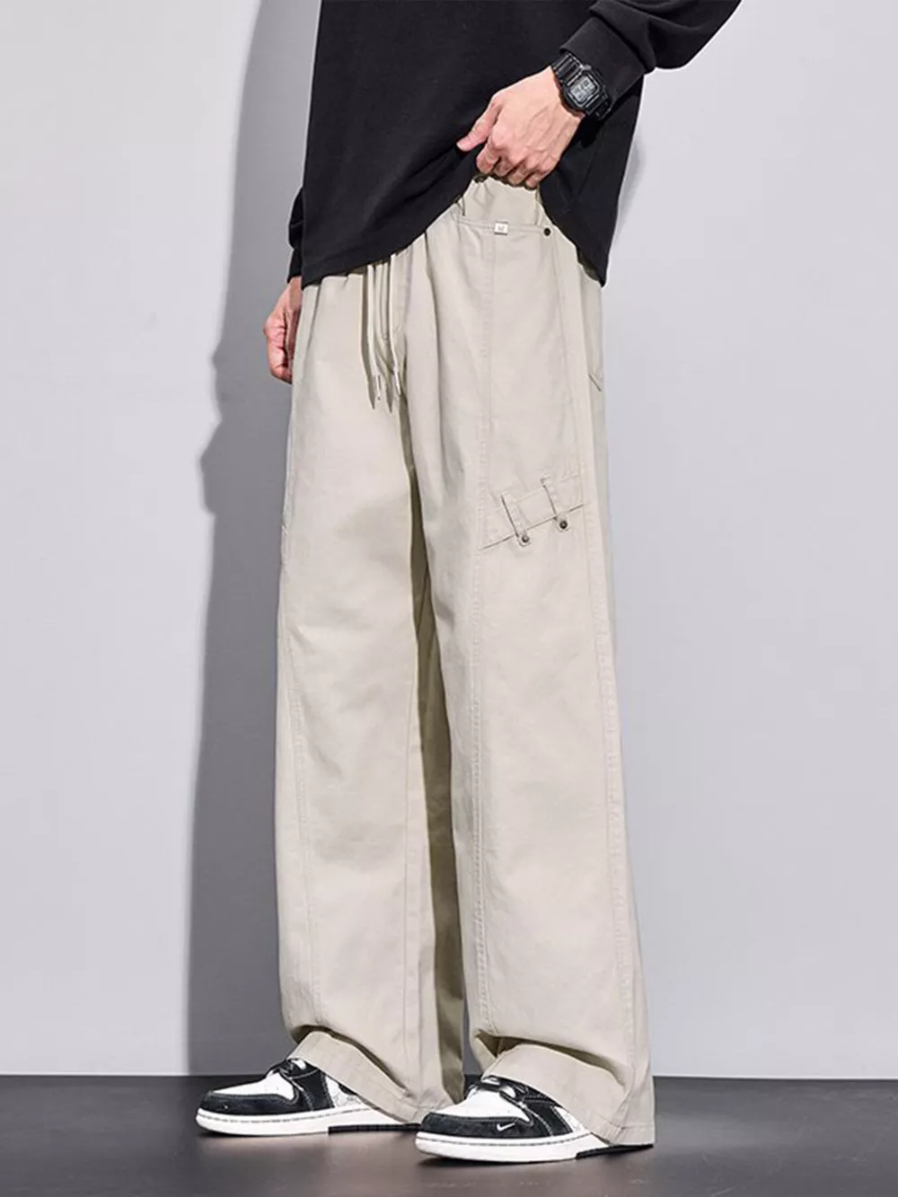 Men's Plus Size Loose Fit Casual Pants