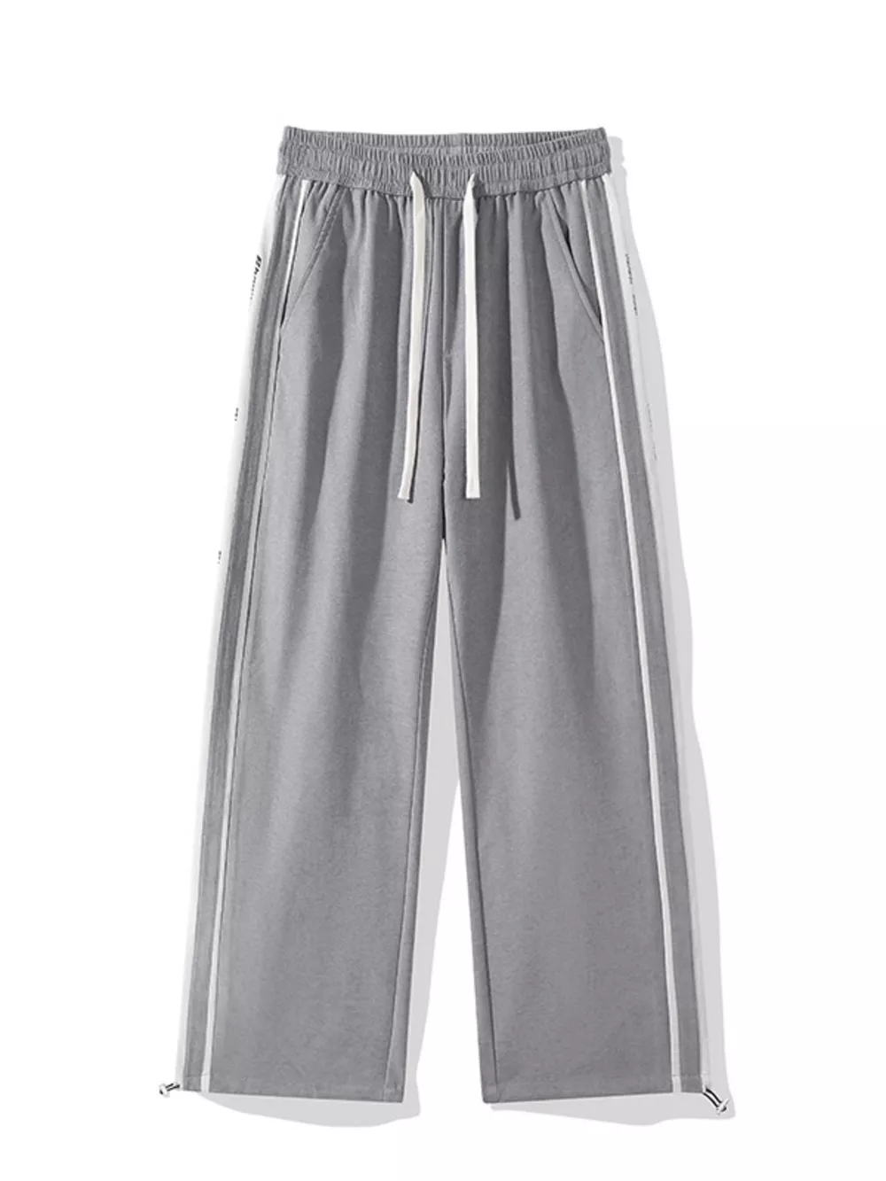 Men's Plus Size Striped Side Loose Fit Casual Pants, image 8