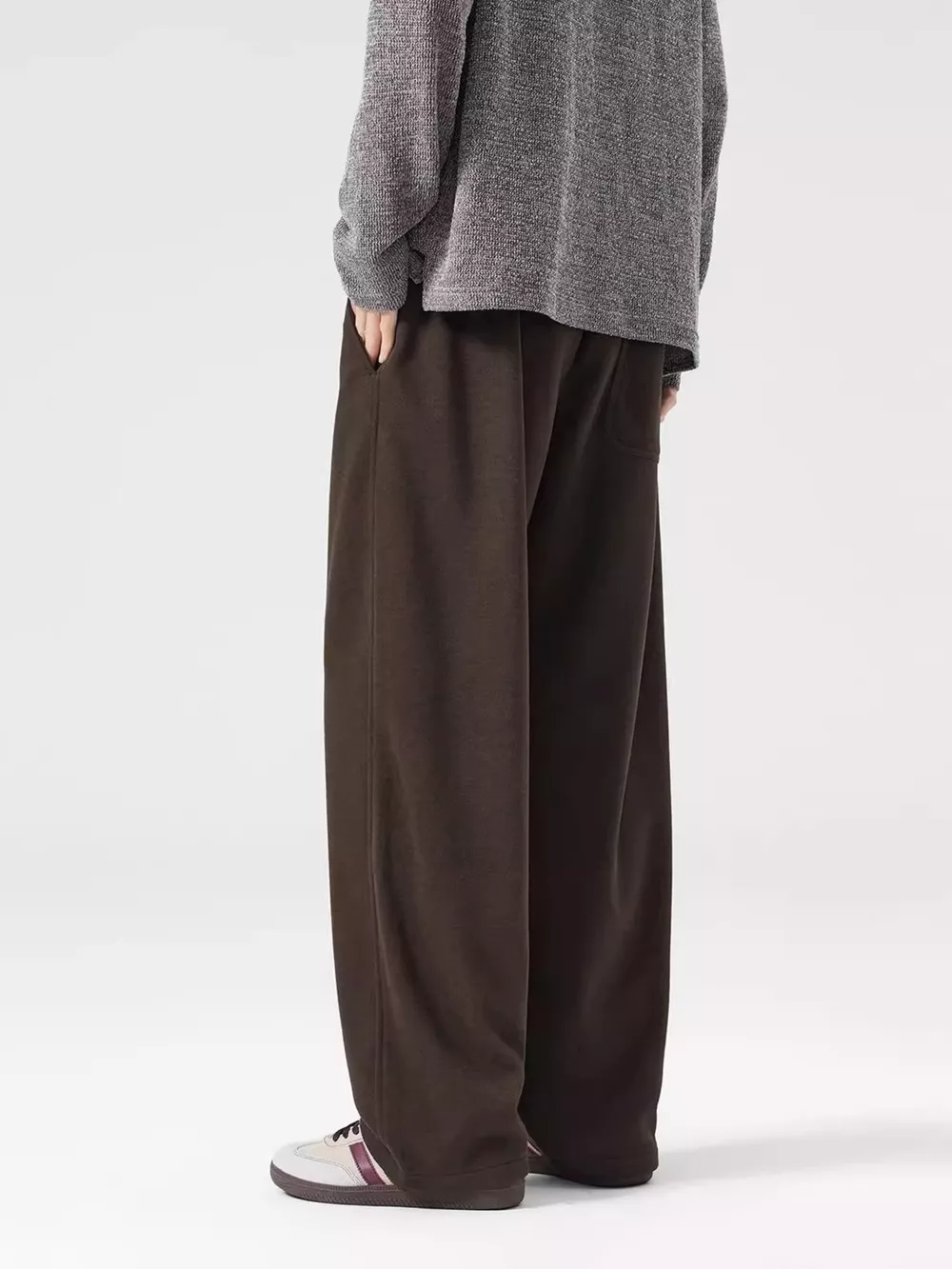 Men's Plus Size Loose Fit Drawstring Casual Pants, image 5