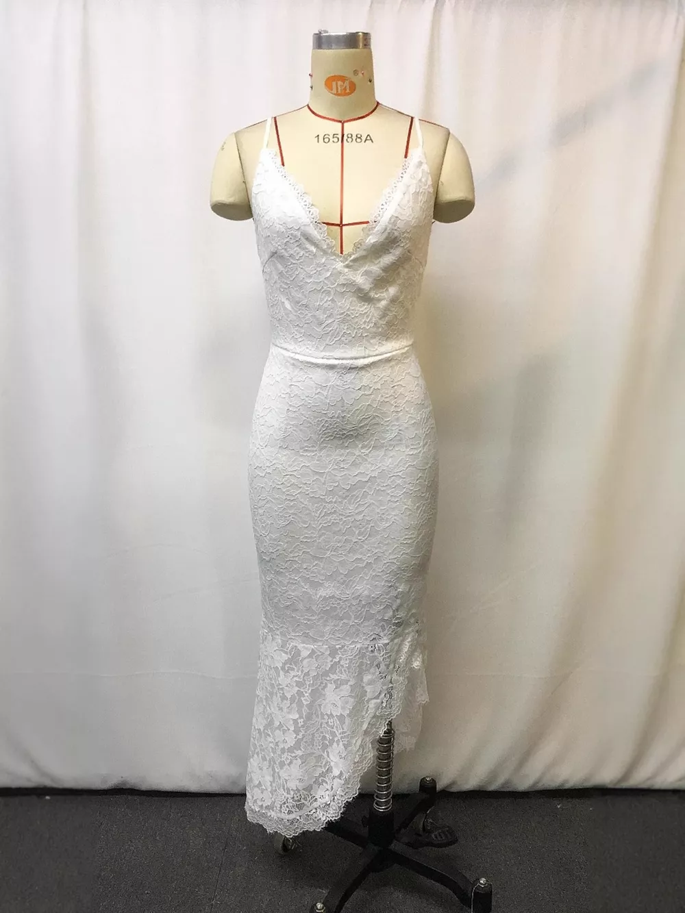 Full Size Lace V-Neck Sleeveless Dress Plus Size, image 3