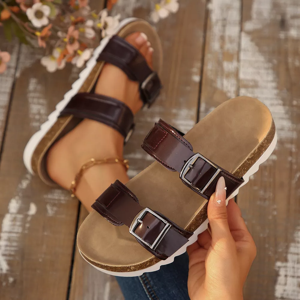 Open Toe Flats Sandals, image 4