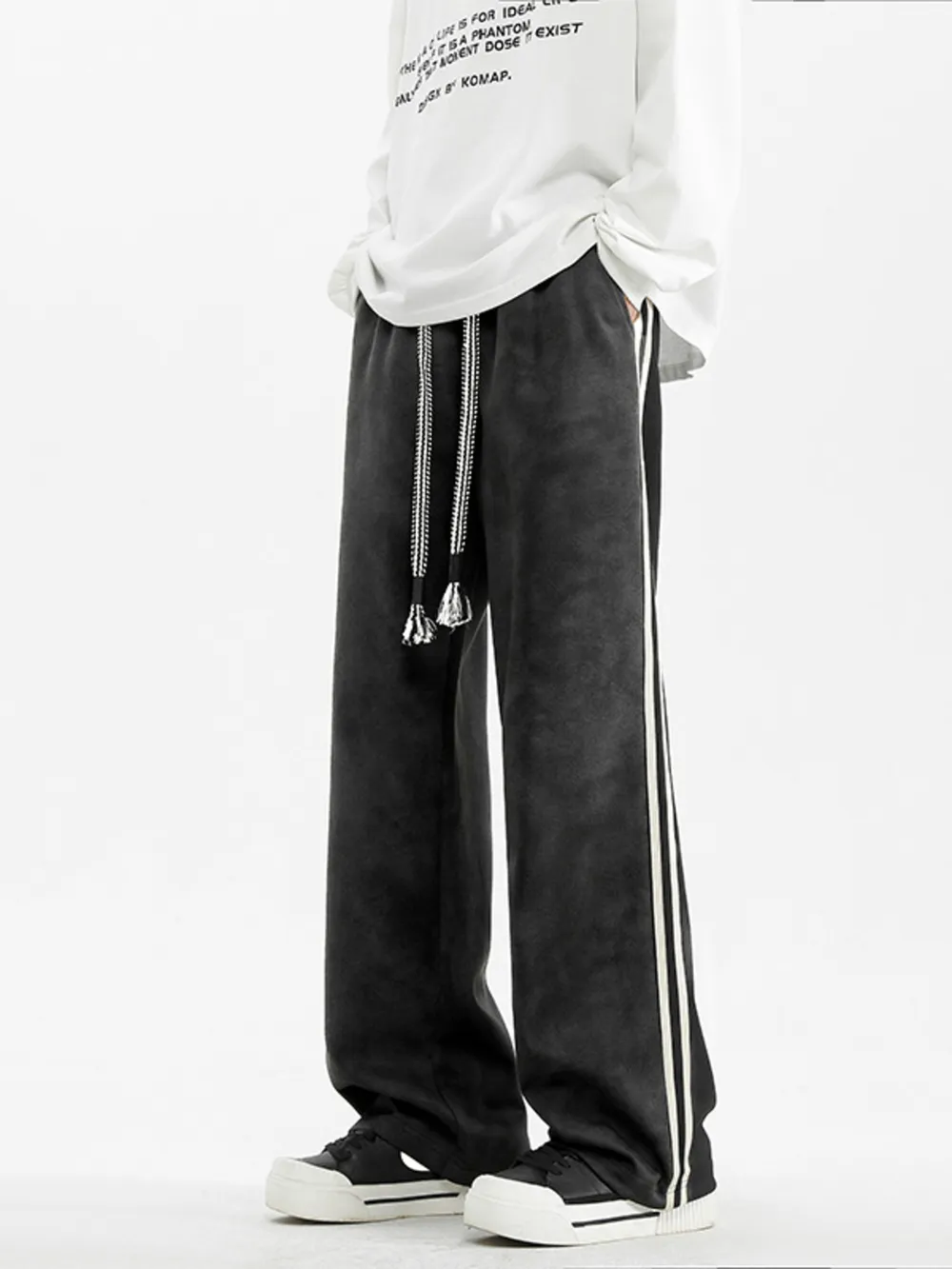 Men's Plus Size Drawstring Loose Fit Pants