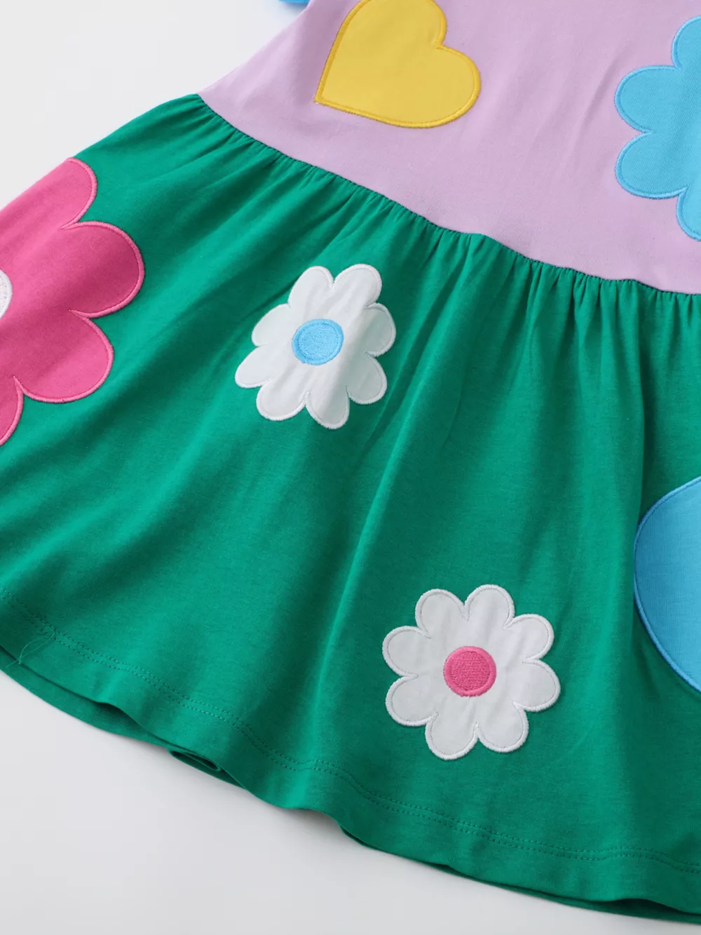 Children's Flower Round Neck Dress, image 4