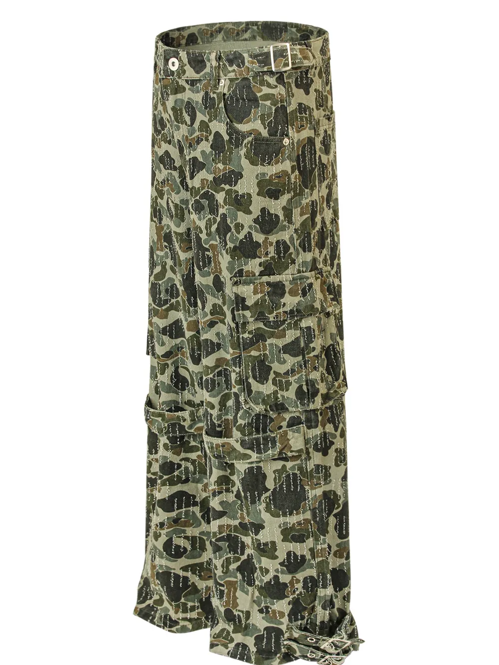 Men's Camouflage Cargo Pants with Multiple Pockets, image 2