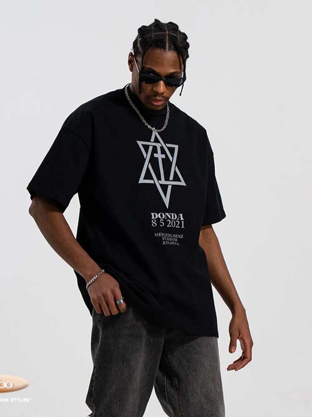 Men's Graphic Round Neck Half Sleeve T-Shirt
