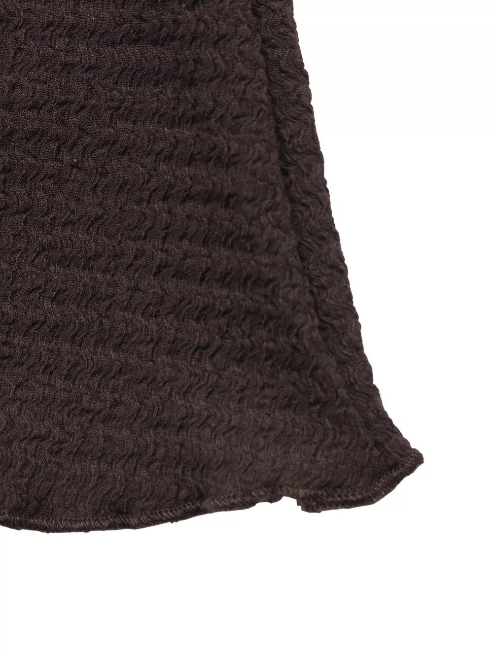 Long-Sleeve Waffle Knit Bodycon Mini Dress, image 7