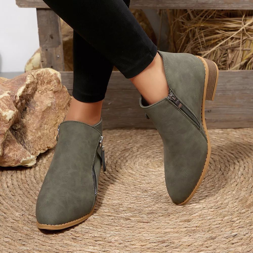 Block Heels Ankle Boots, image 21