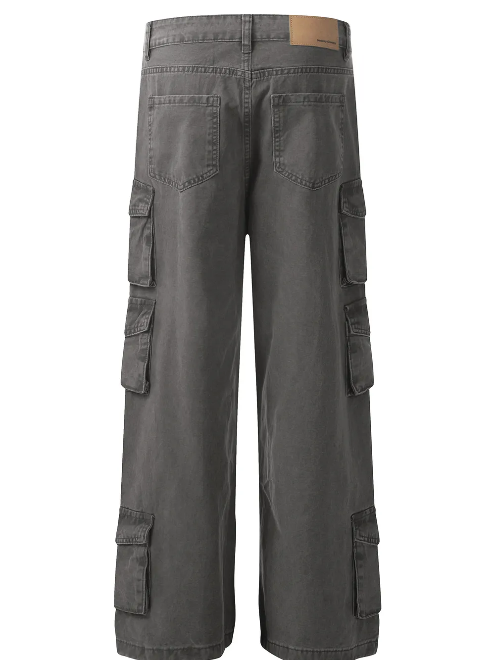 Men's Wide Leg Multi-Pocket Cargo Pants, image 2