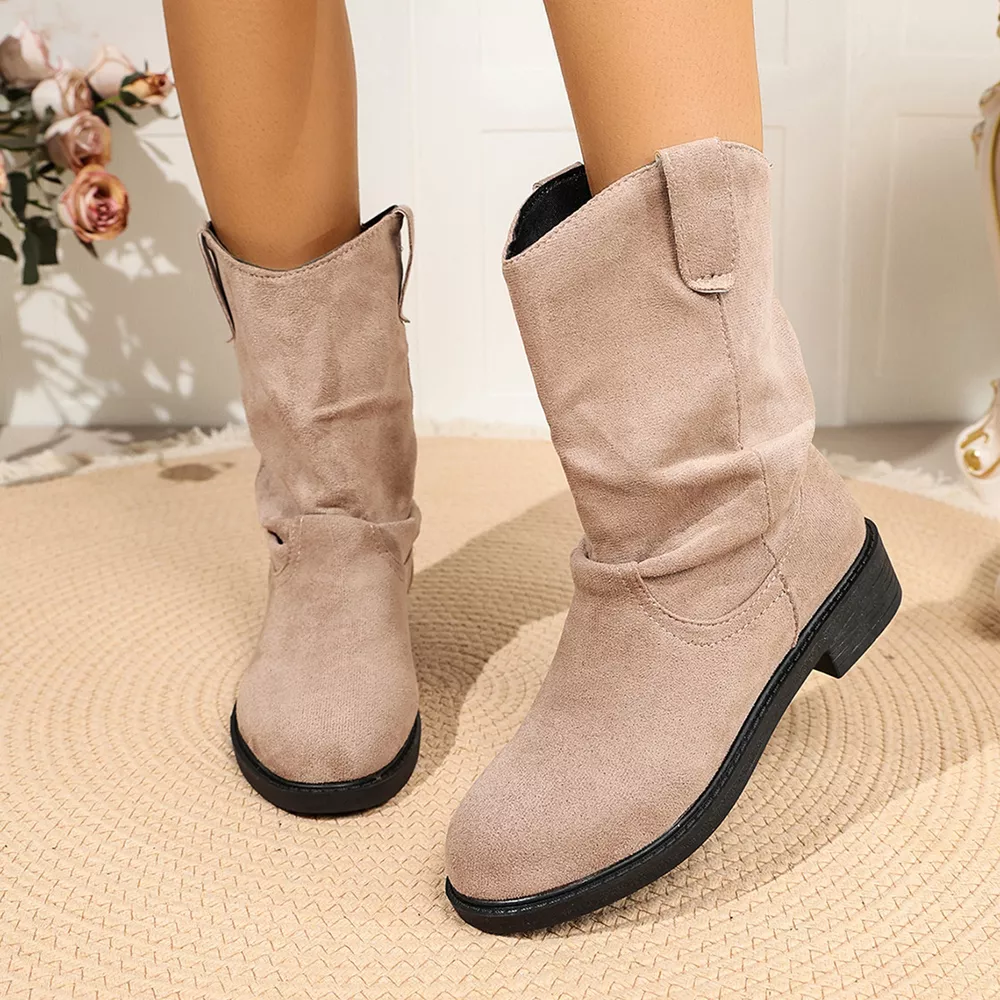 Round Toe Slouchy Boots, image 15