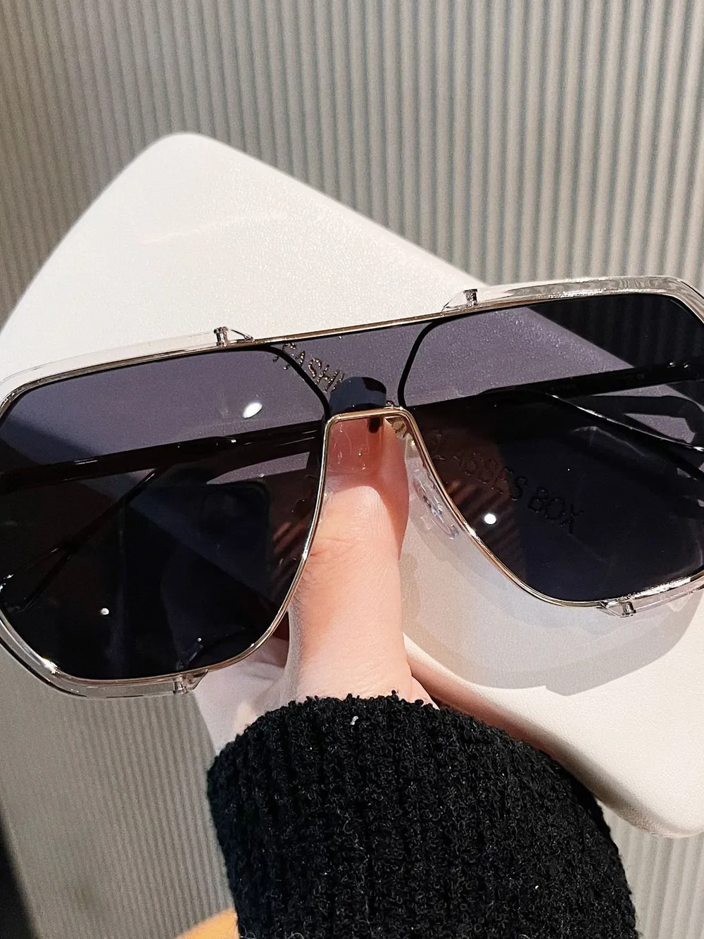 UV Protection Oversized Sunglasses, image 6
