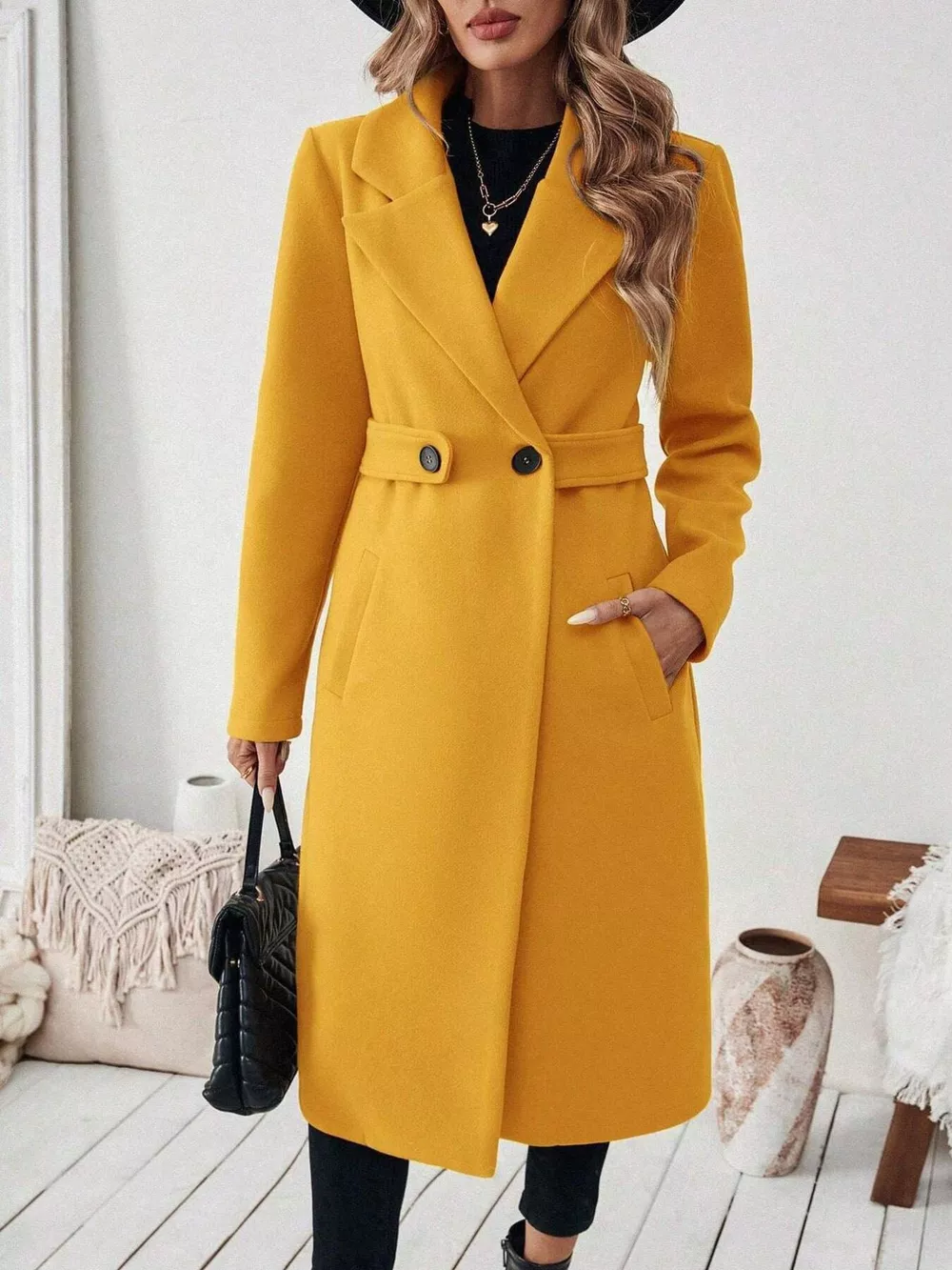 Single-Button Longline Coat, image 20