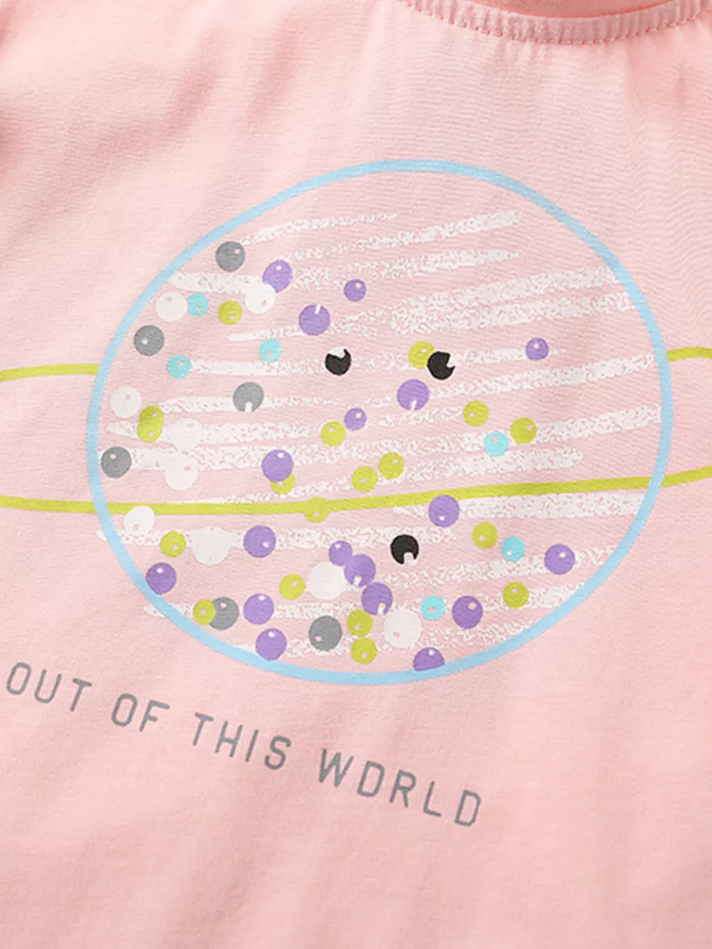 Children's Out of This World Planet Graphic Top and Shorts Set, image 5