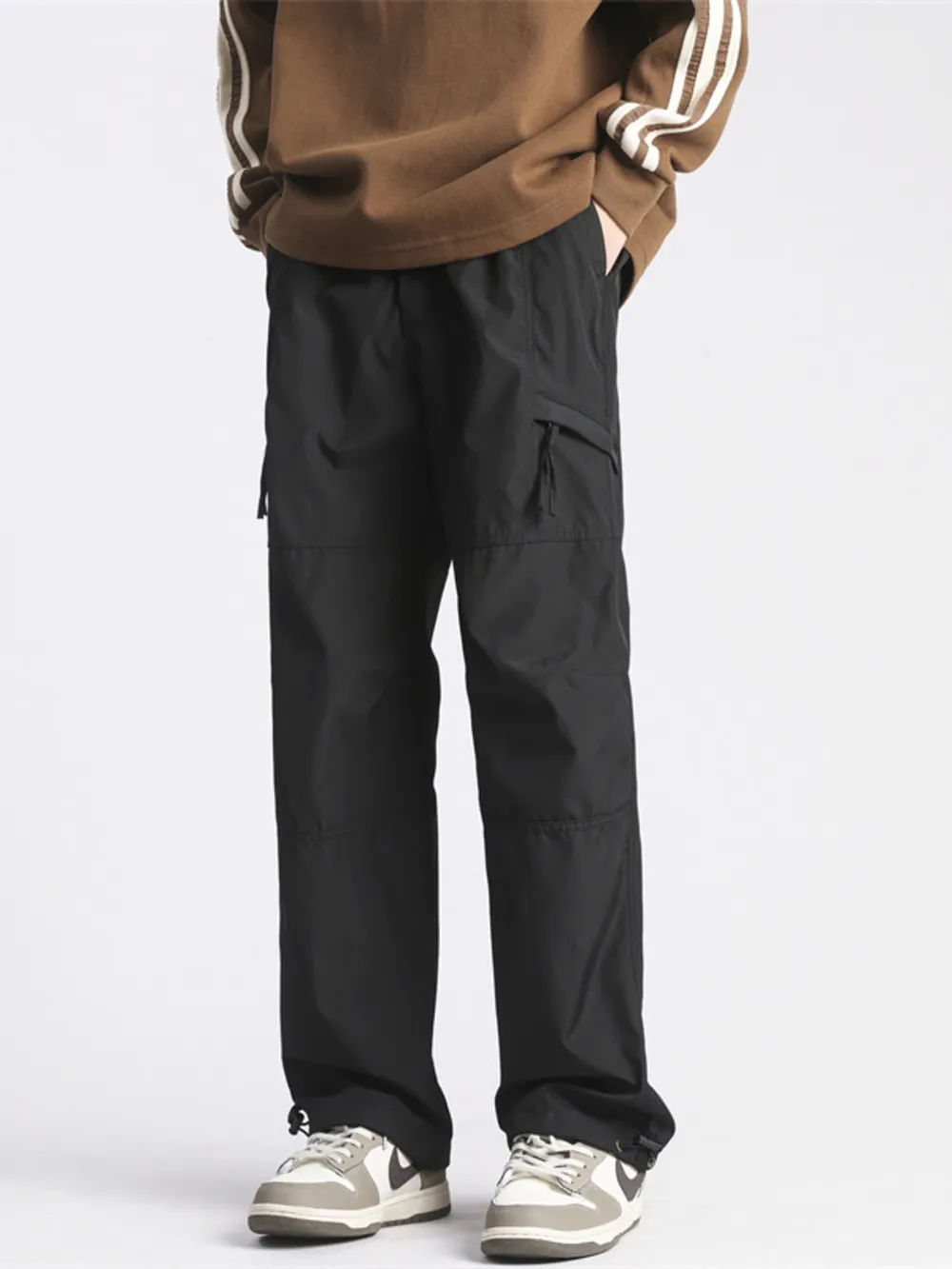 Men's Full Size Wide Leg Cargo Pants Plus Size, image 2