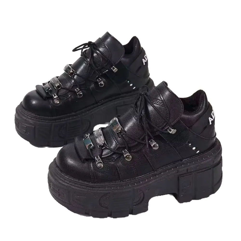Lace Up Platform Sneakers, image 9