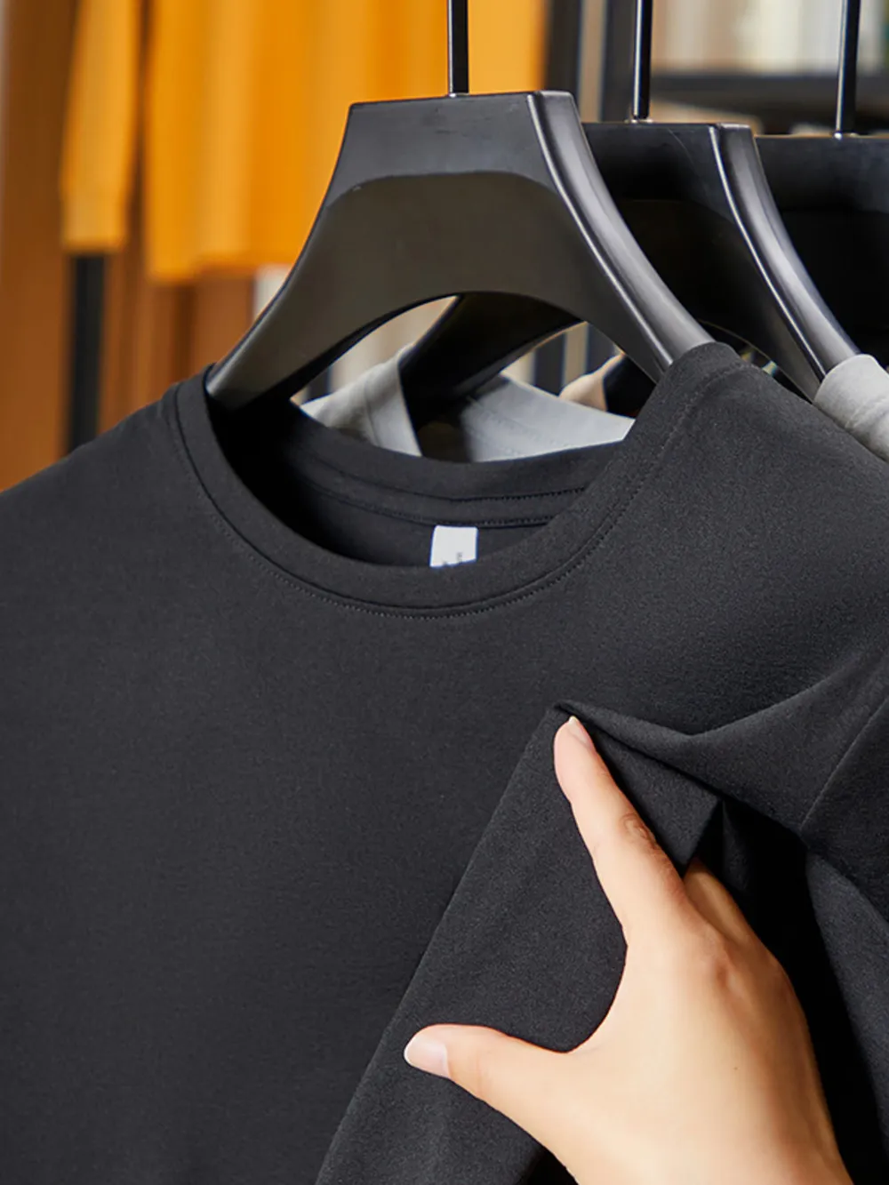 Men's Plus Size Round Neck Short Sleeve T-Shirt, image 8