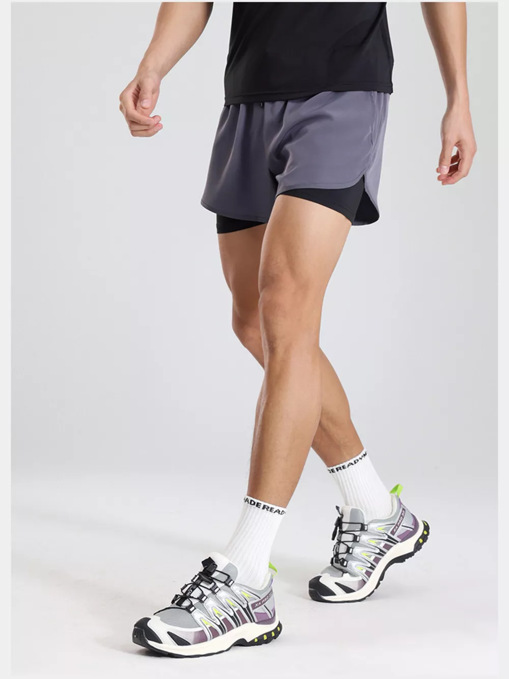 Men's Plus Size Drawstring Active Shorts, image 9