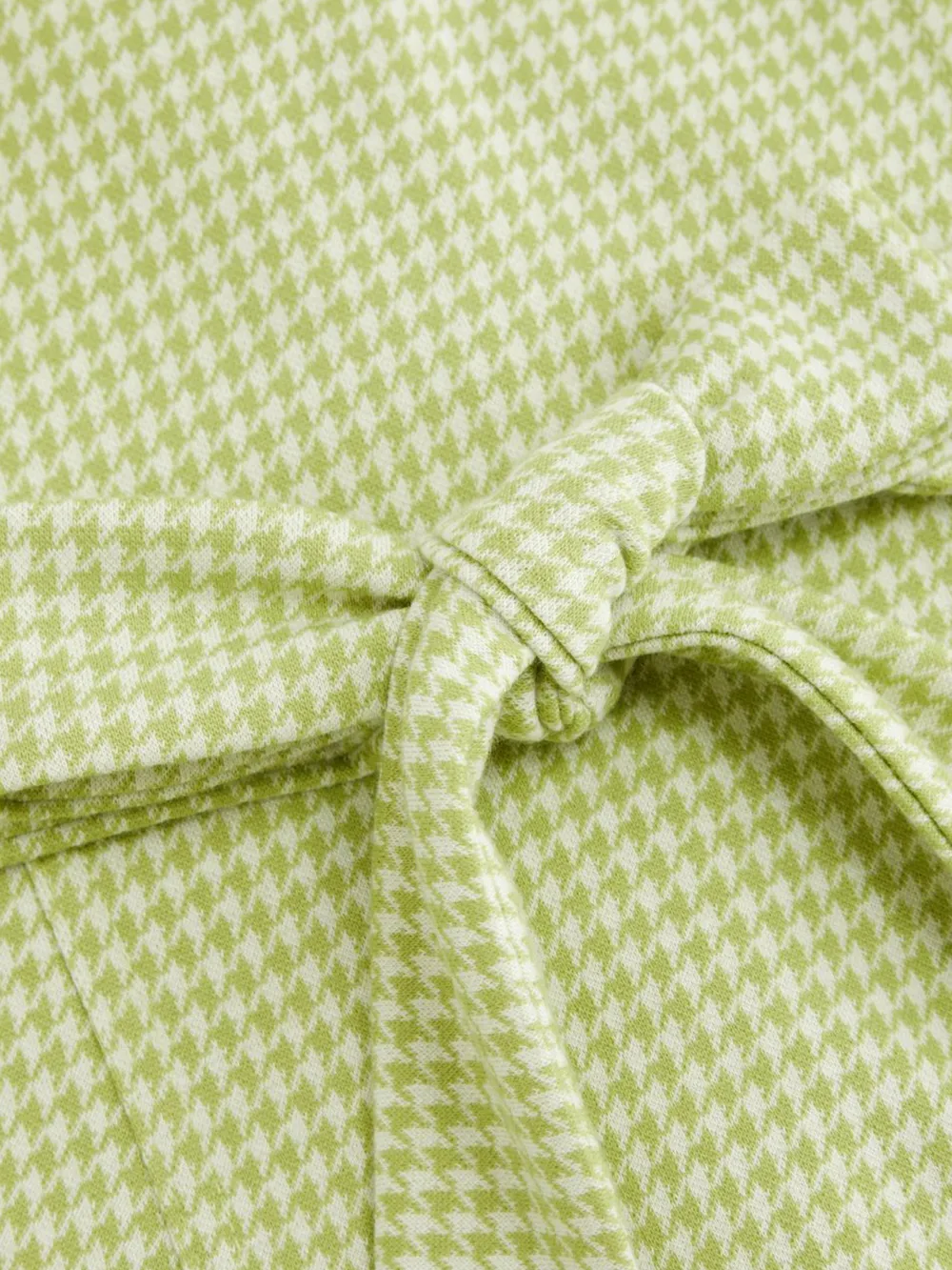 Gingham Button-Front A-Line Mini Dress, image 5