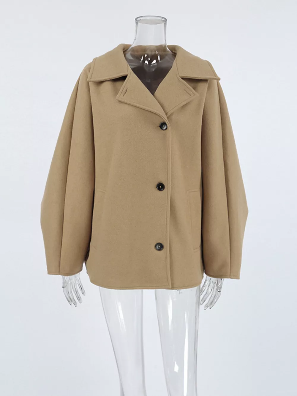 Button Up Long Sleeve Coat, image 8