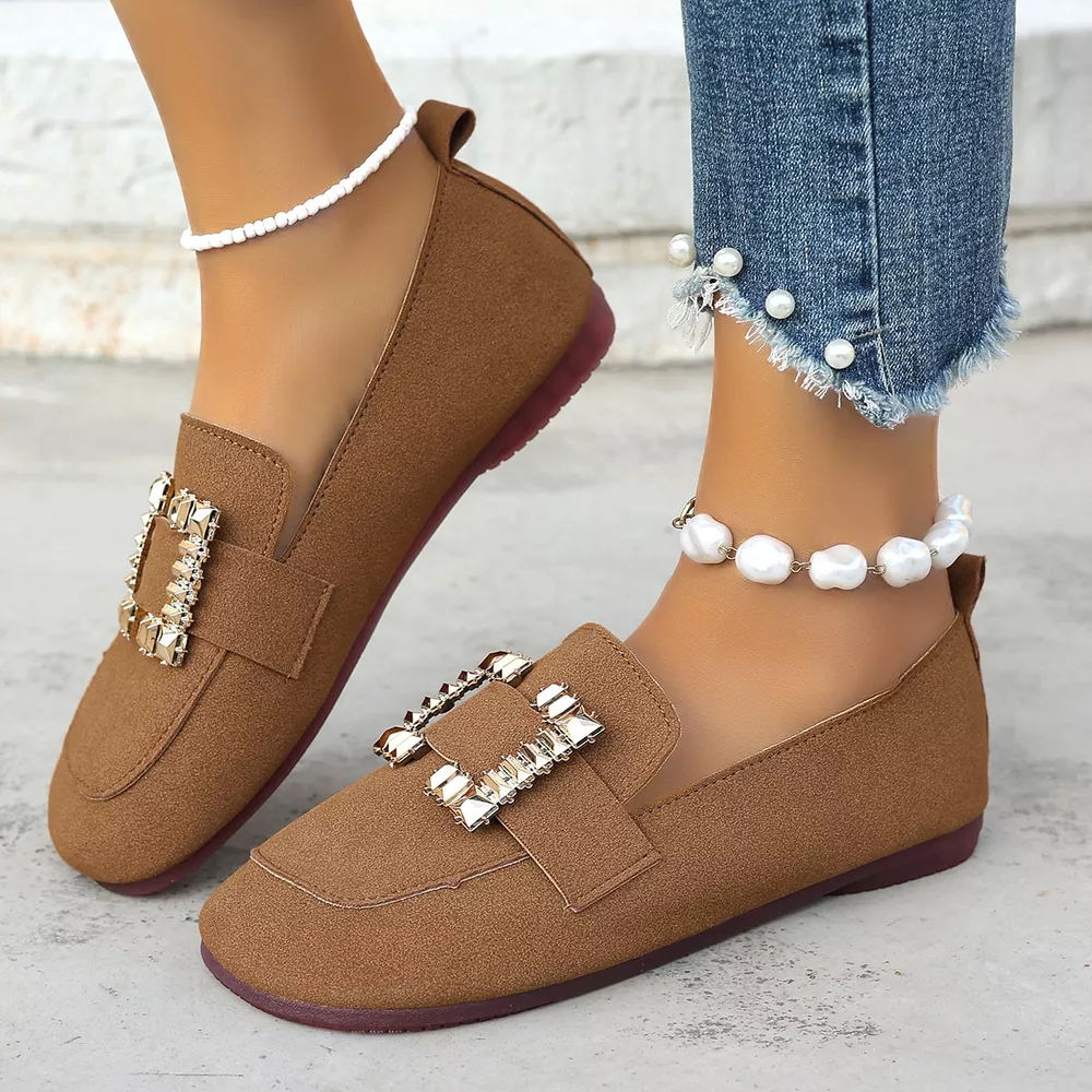 Decor Buckle Round Toe Slip-On, image 9