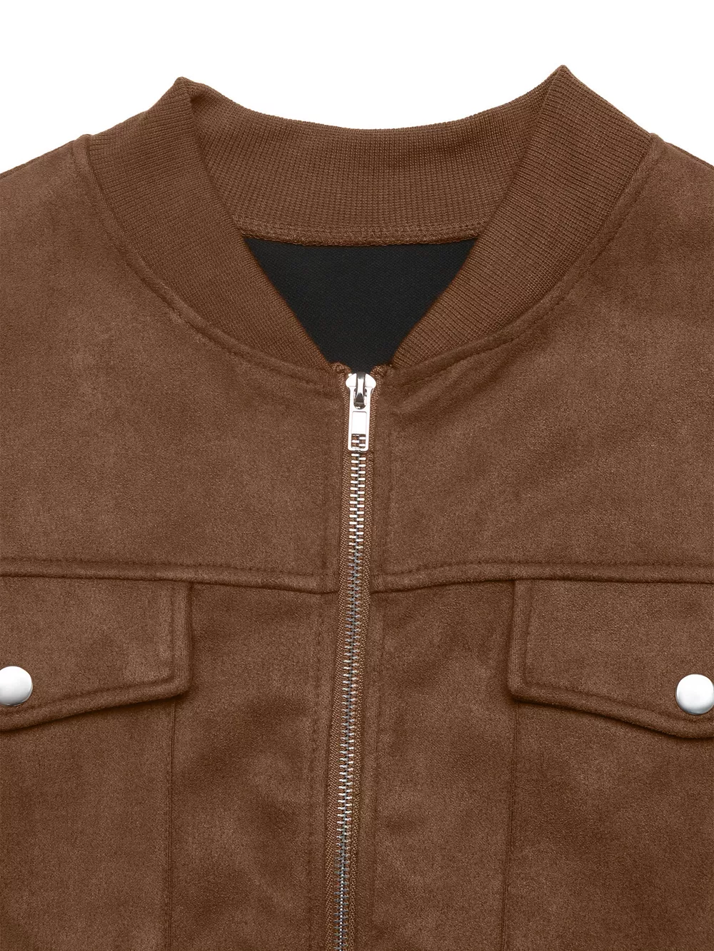 Zip Up Dropped Shoulder Jacket, image 9