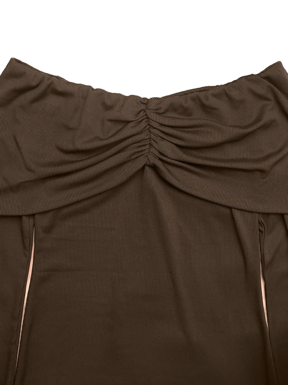 Off-Shoulder Long Sleeve Bodycon Maxi Dress, image 9