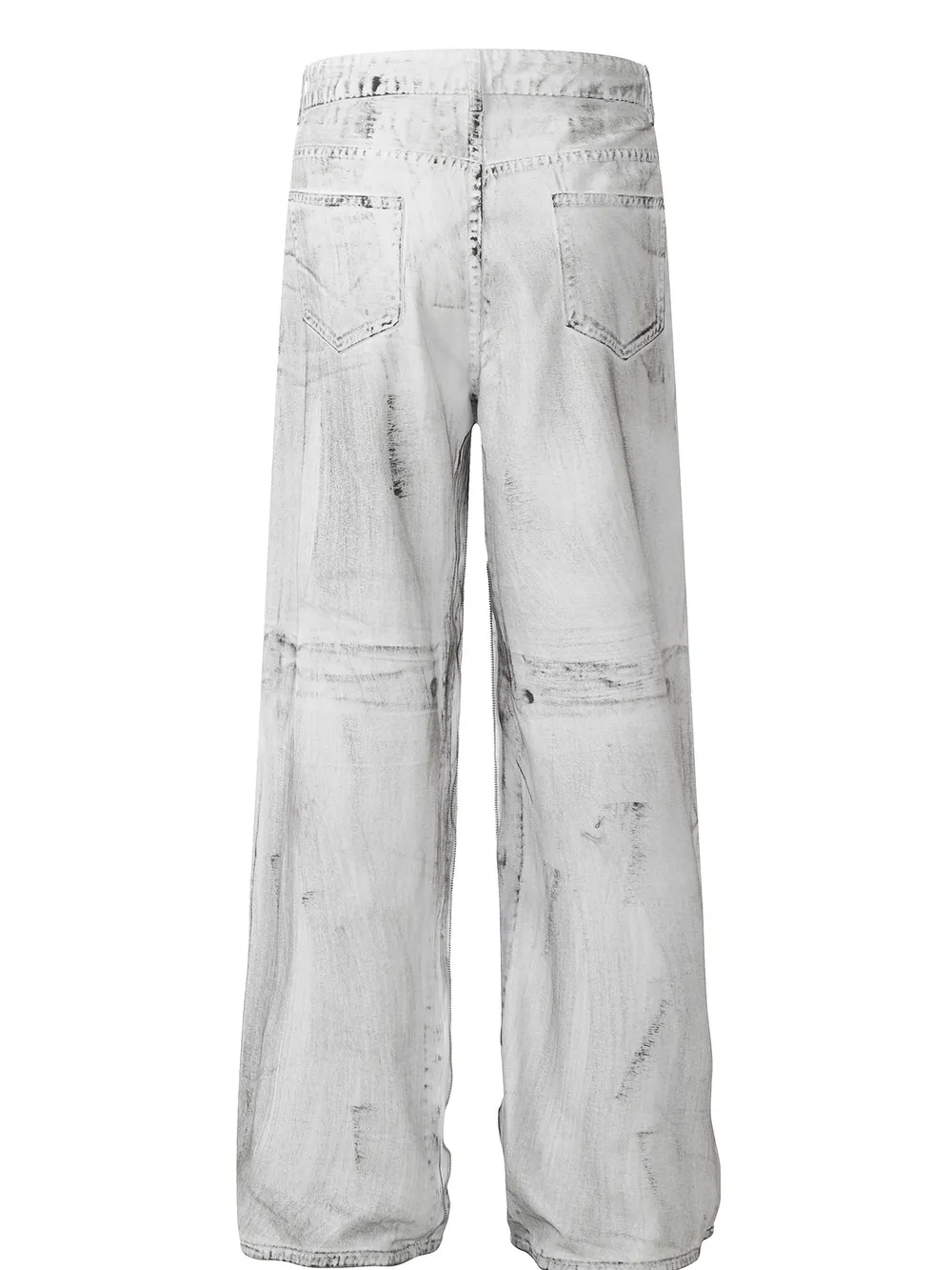 Men's Wide Leg Baggy Jeans, image 4