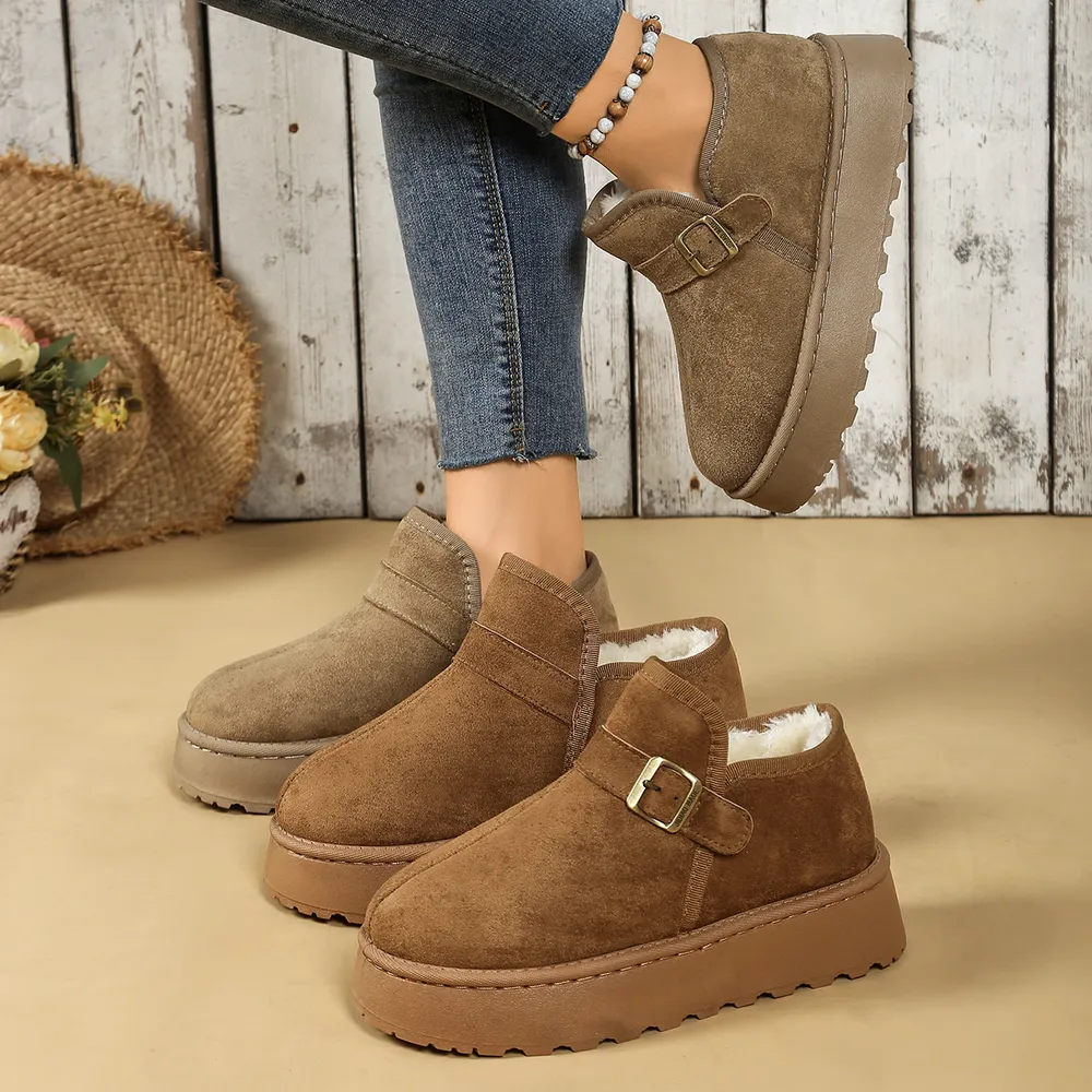 Round Toe Platform Boots, image 2