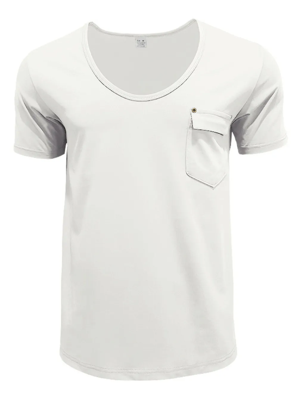 Men's Full Size Round Neck Short Sleeve T-Shirt Plus Size, image 6