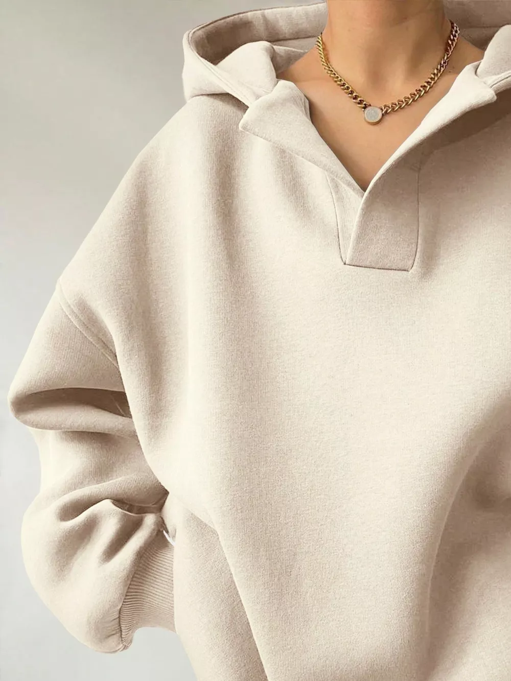 Dropped Shoulder Long Sleeve Sweatshirt, image 28