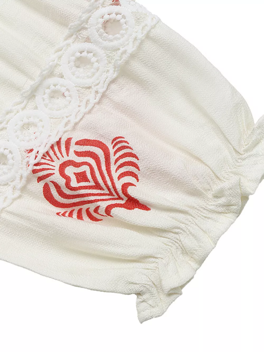 Lace Detail Long Sleeve Shirt, image 10