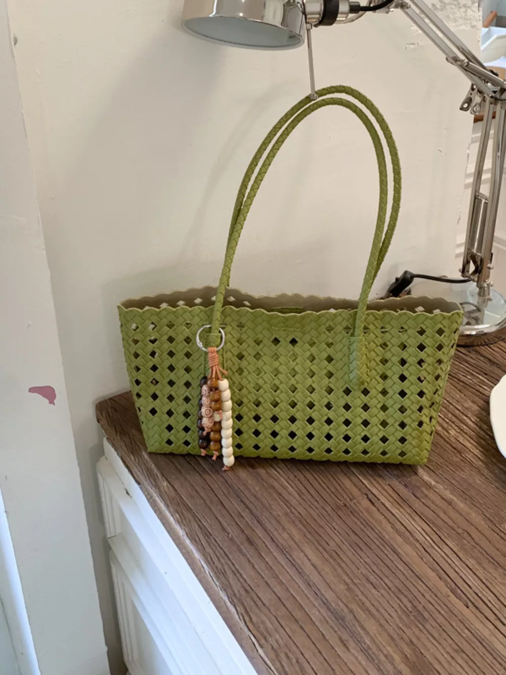 Woven Hollow-Out Shoulder Bag, image 6