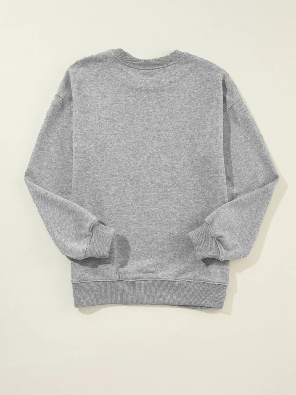 Merry Christmas Festive Letter Print Drop Shoulder Sweatshirt, image 5