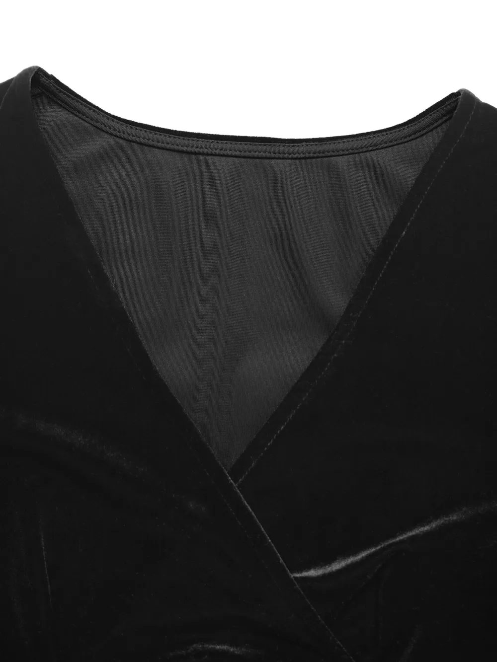 Ruched Surplice Long Sleeve Dress, image 7
