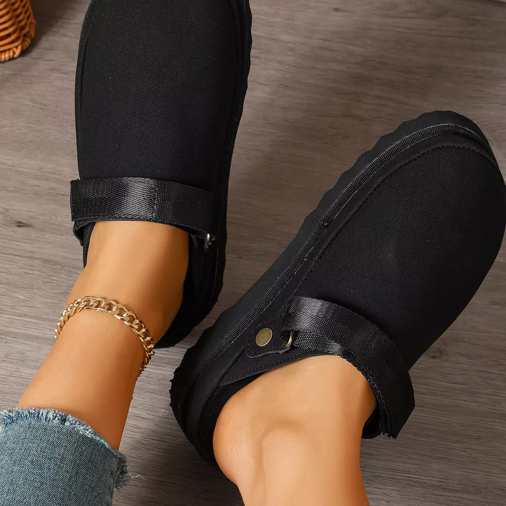 Round Toe Platform Slippers, image 4