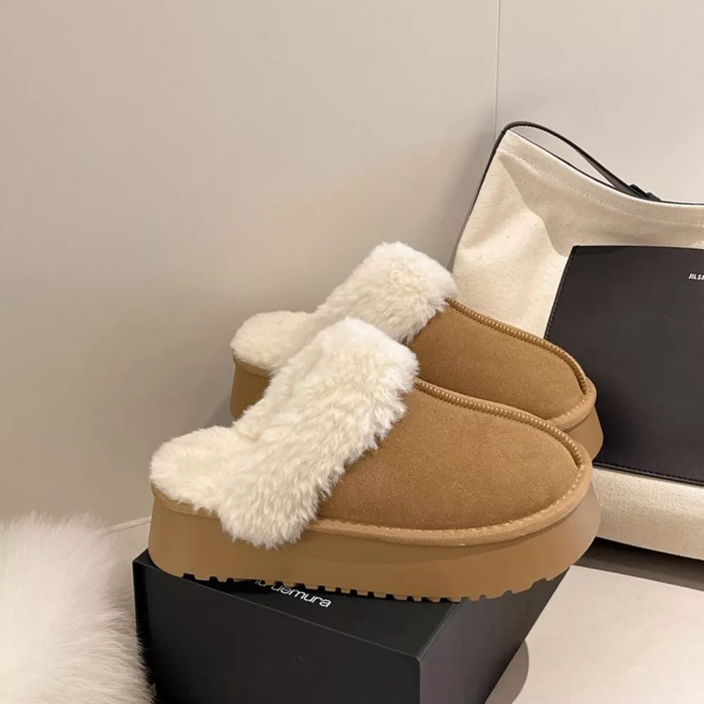 Round Toe Platform Slippers, image 12