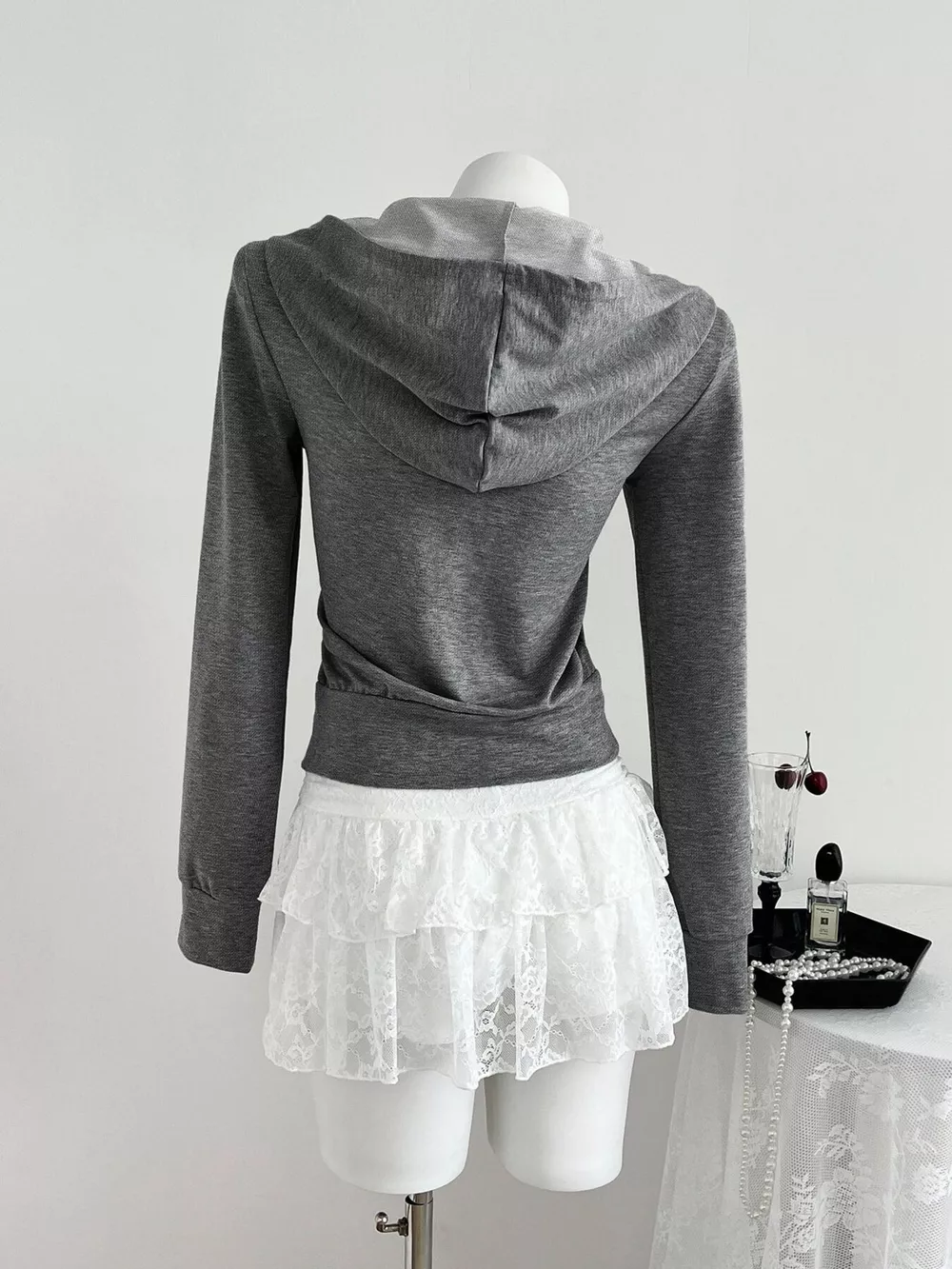 Slim-Fit Zip-Up Hoodie, image 4