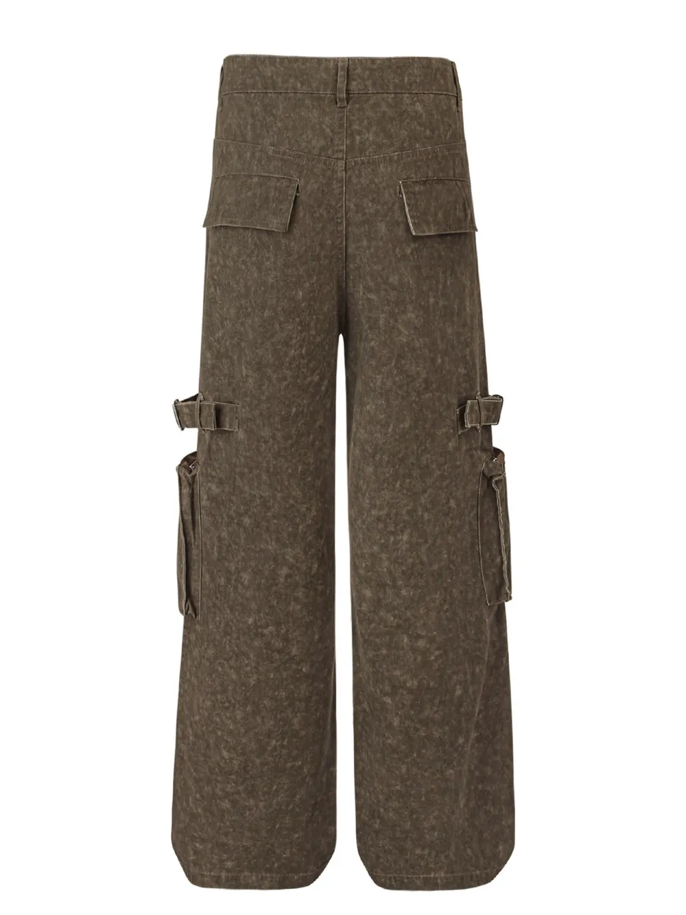 Men's Wide Leg Cargo Jeans, image 6