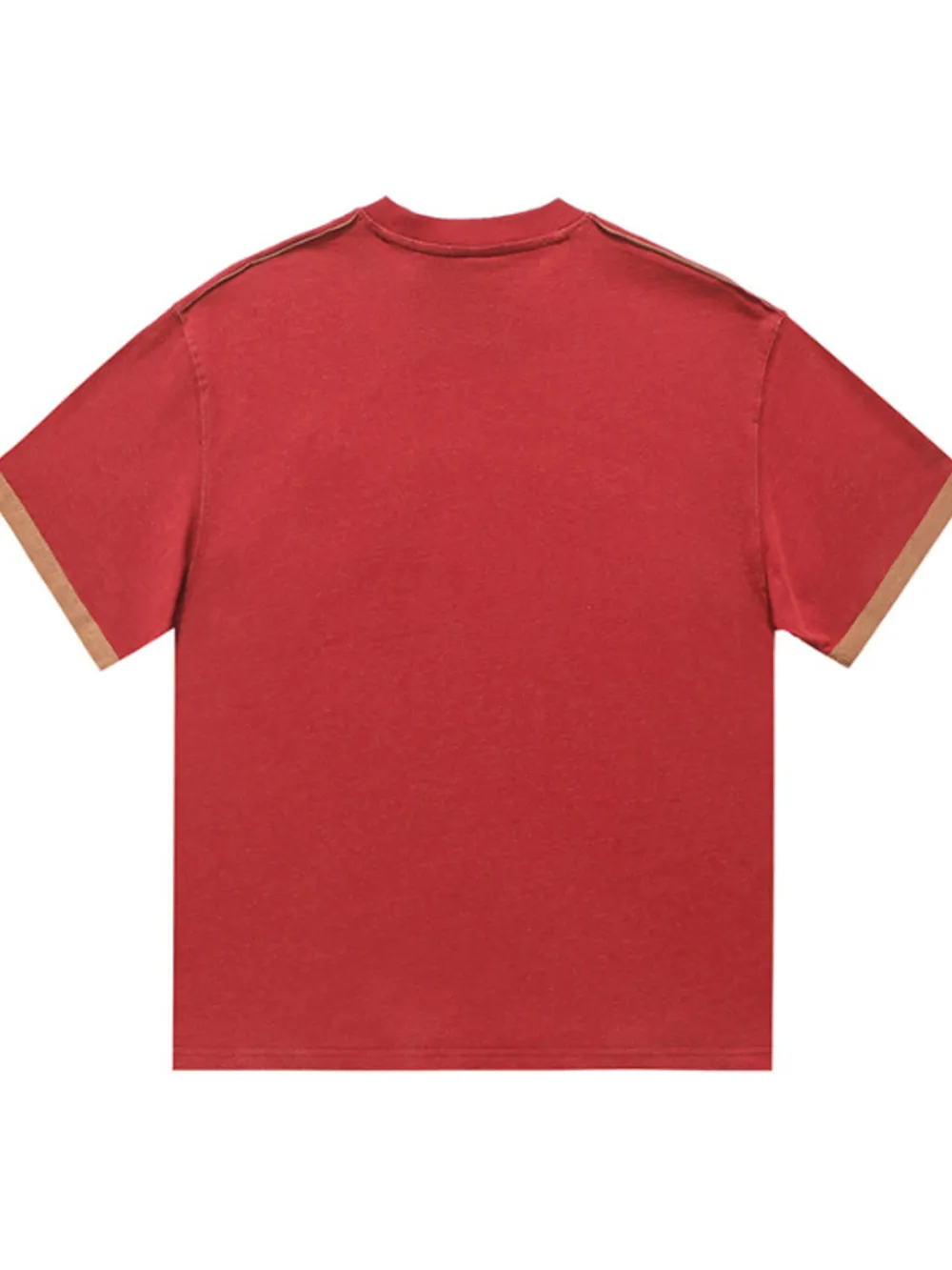 Men's Plus Size Letter Round Neck Short Sleeve T-Shirt, image 7