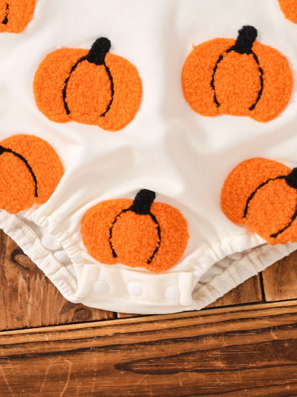 Children's Halloween Ruffled Long Sleeve Bodysuit, image 4
