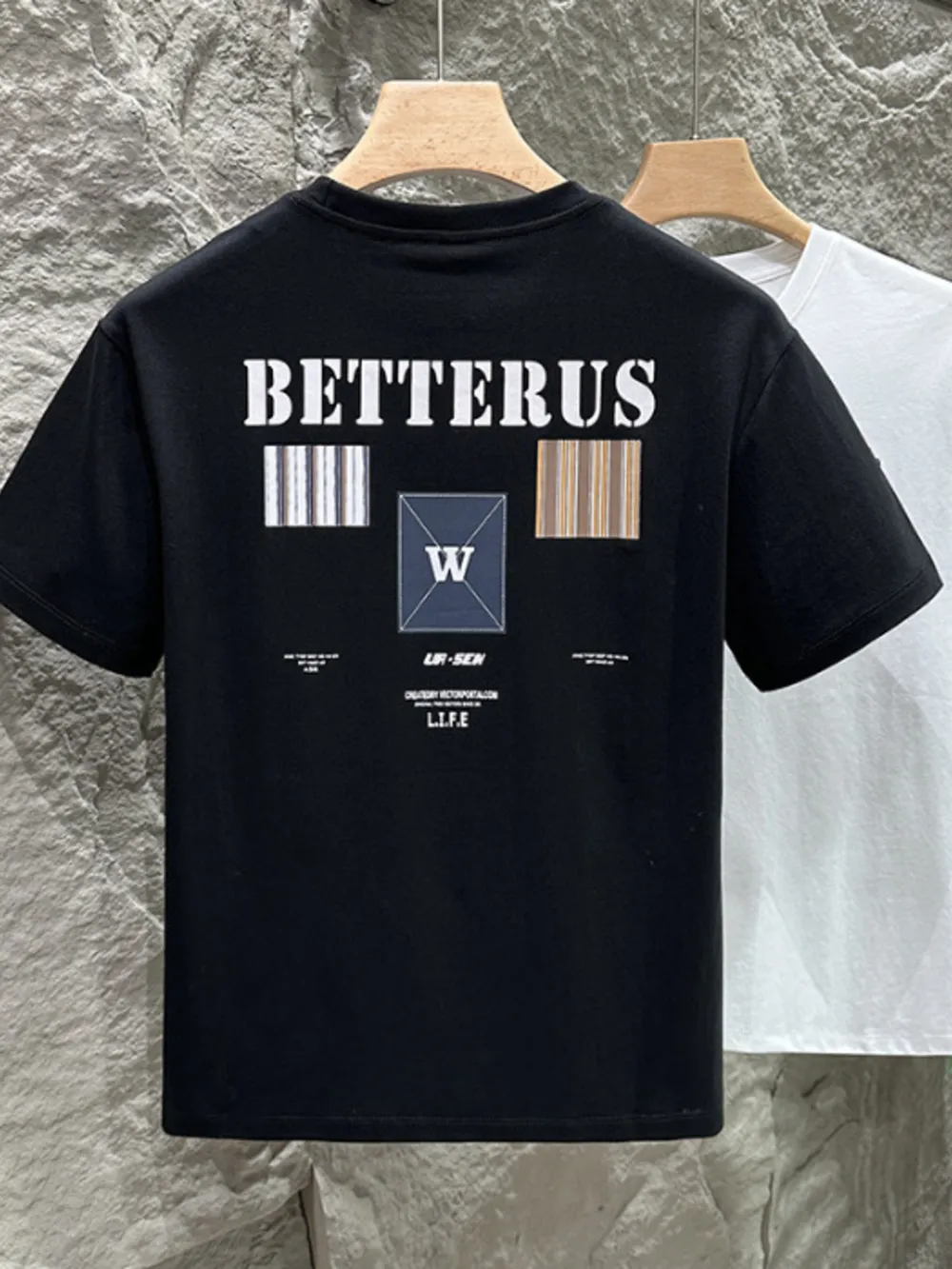 Men's Plus Size Round Neck Short Sleeve T-Shirt