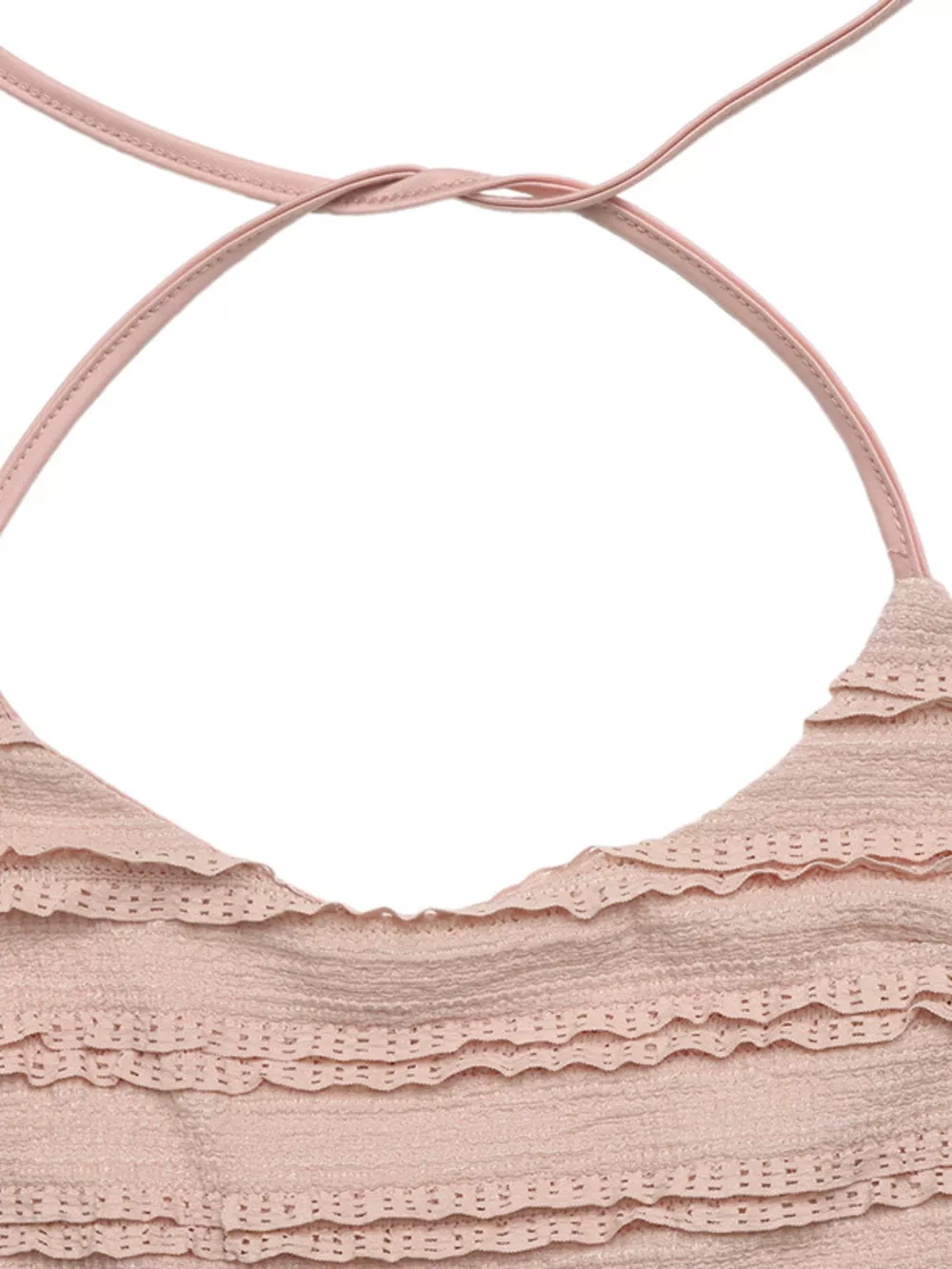 Halter Neck Textured Romper, image 7