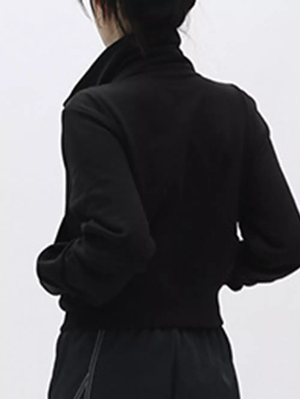 Casual Zip-Up Cropped Outerwear, image 7
