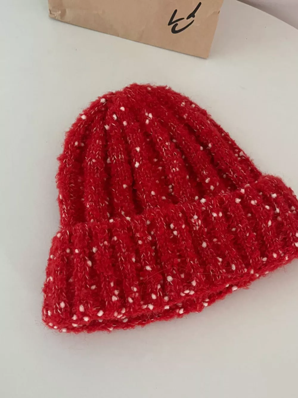 Knitted Beanie Hat, image 4