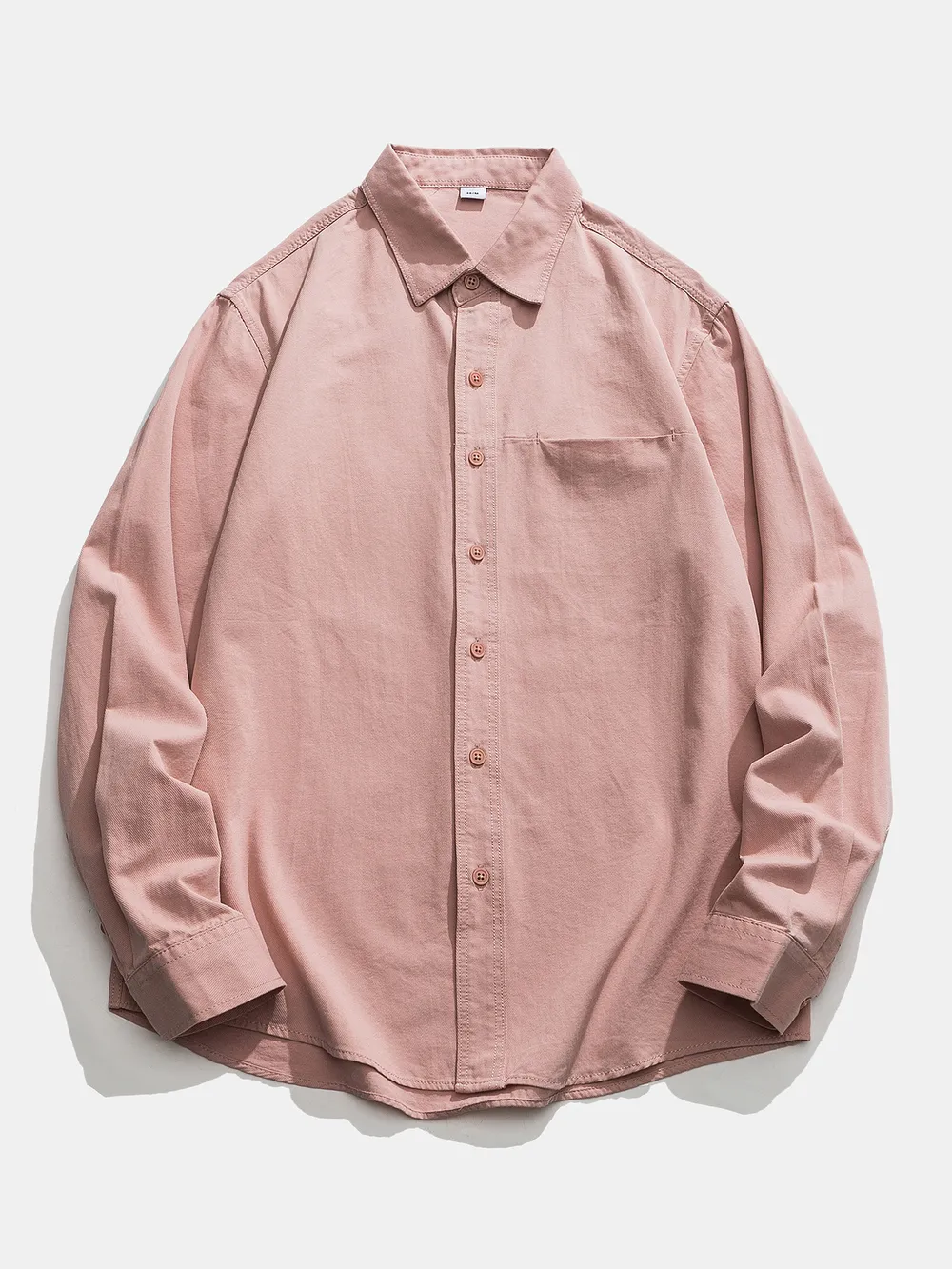 Men's Plus Size Casual Long Sleeve Shirt, image 6